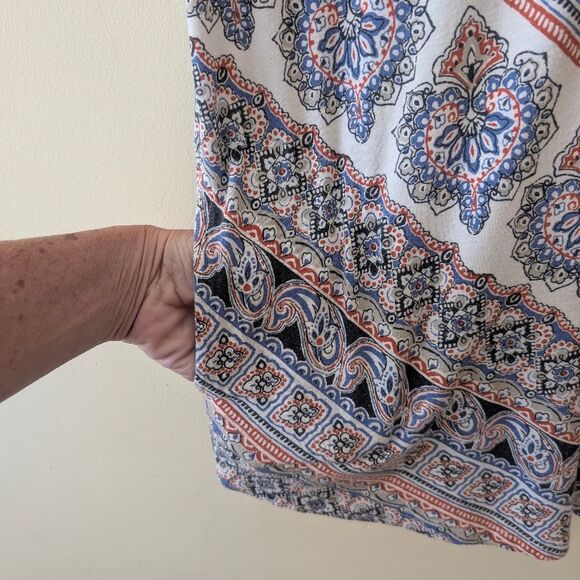 J. Jill Sleeveless Tunic With Pockets Size Medium Curved Hem - Picture 8 of 8